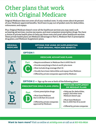 Other plans that work with Original Medicare brochure